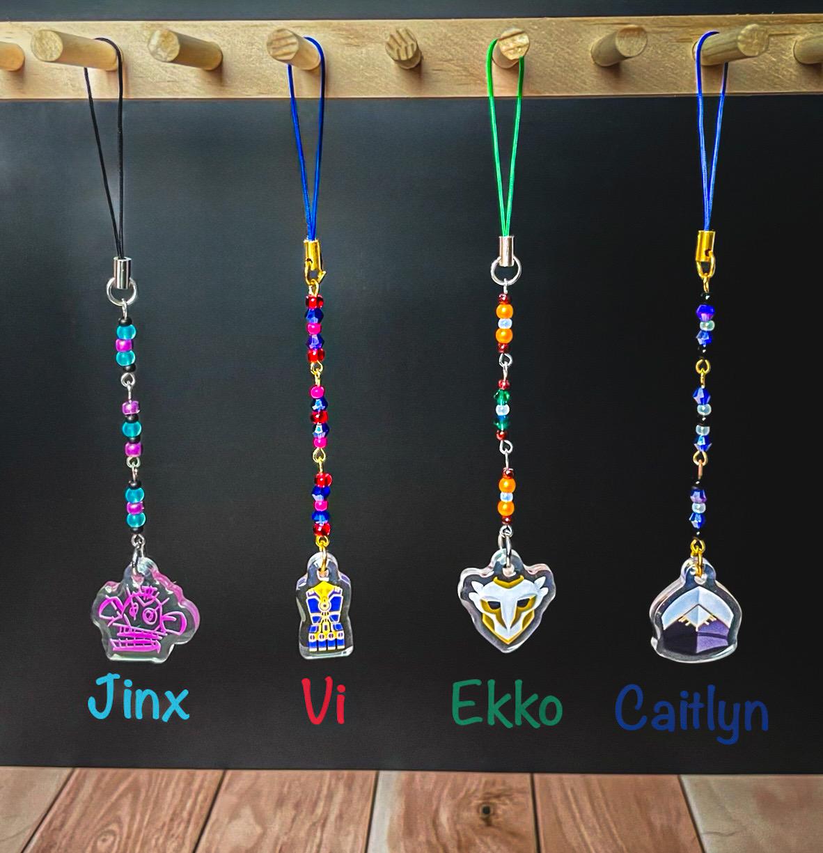 Arcane Inspired Acrylic Phone Charms
