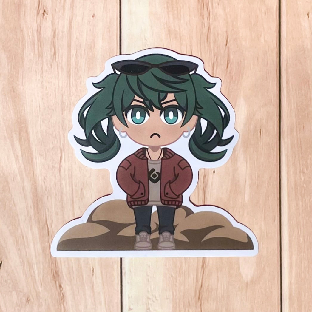 Hatsune Miku Die Cut Stickers | Weatherproof Matte Anime Sticker| Laptop Journal Sticker