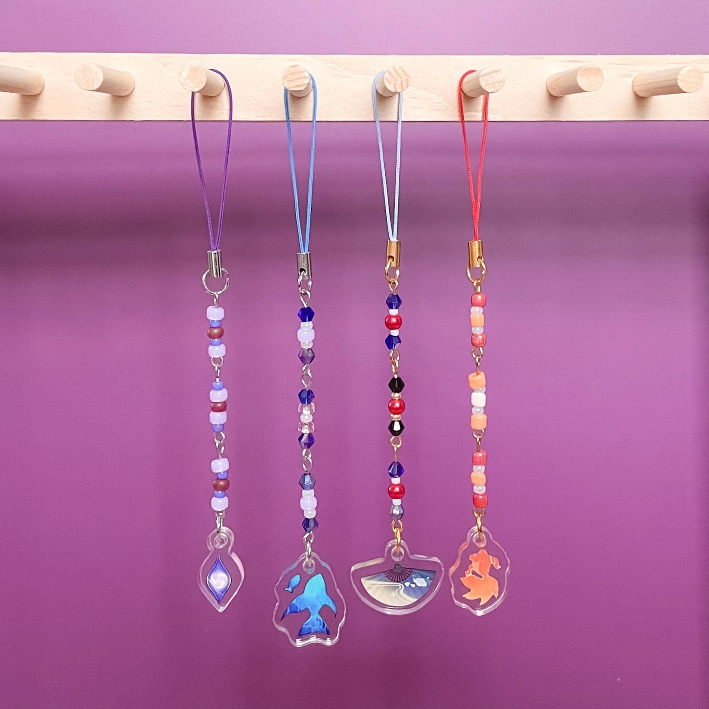 Genshin Impact Inspired Acrylic Phone Charms | Inazuma