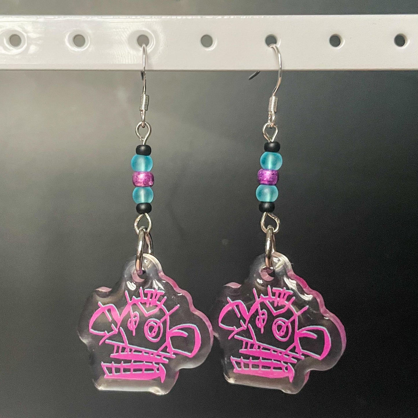Arcane Inspired Acrylic Earrings