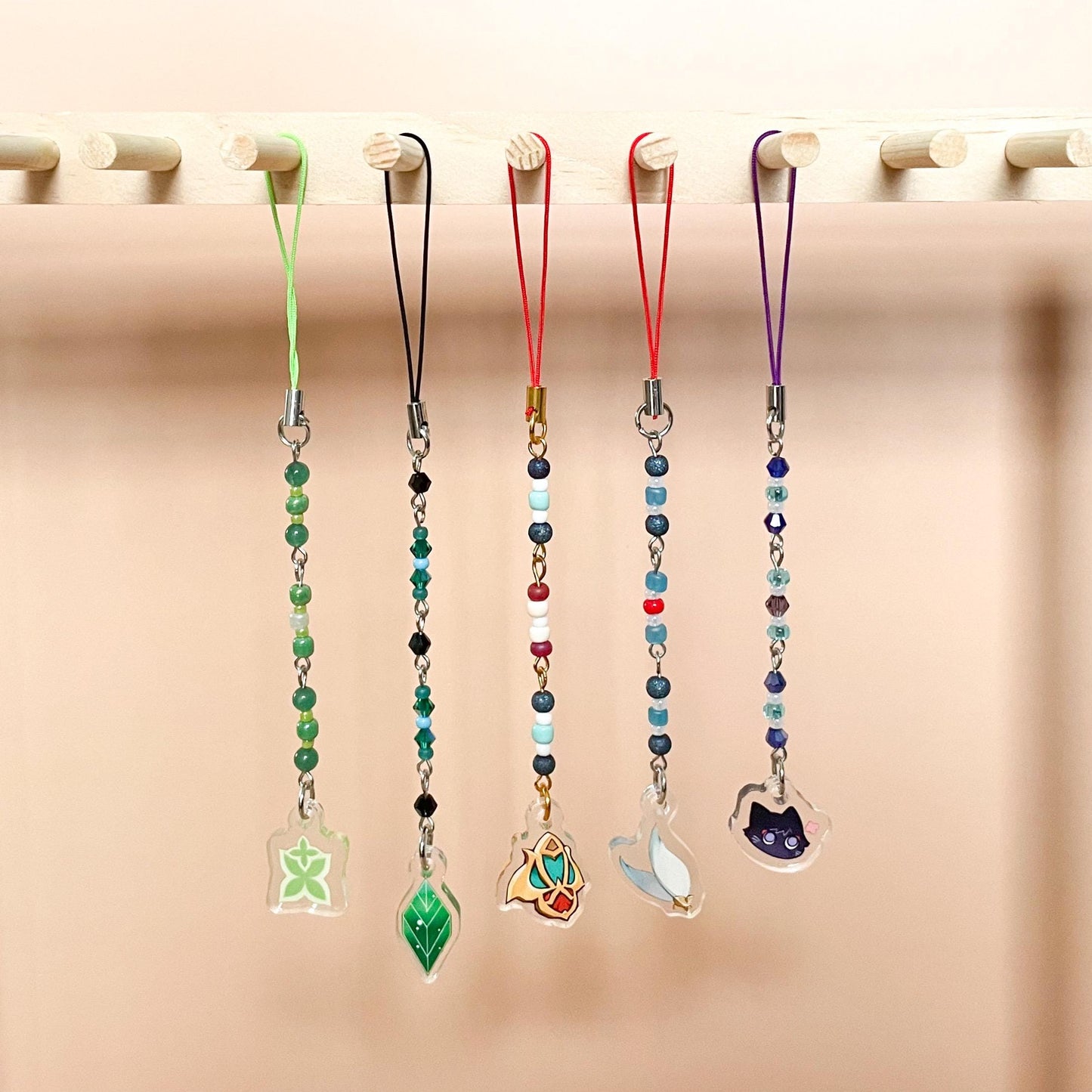 Genshin Impact Inspired Acrylic Phone Charms | Sumeru